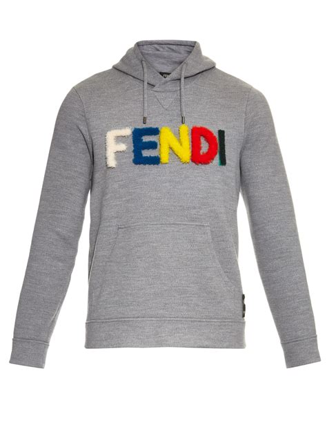 mens fendi jackets|fendi men's gray pullover hoodie.